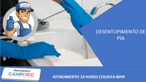 DESENTUPIMENTO DE PIA EM CAMPINAS